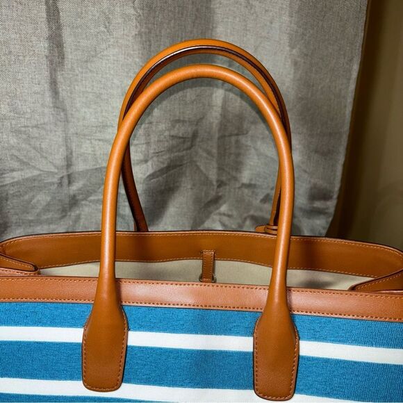 Lauren Ralph Lauren Fairfield City Striped Tote - Picture 7 of 11
